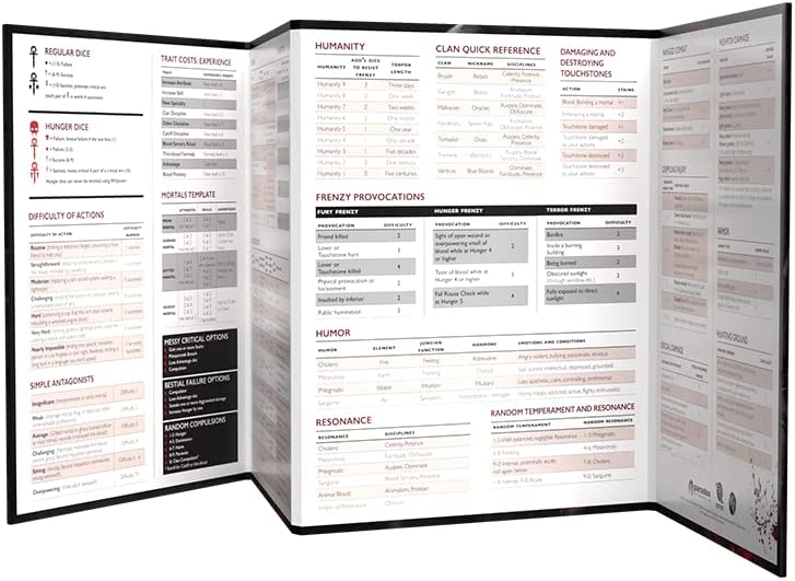 Vampire : The Masquerade 5th Edition - Storytellers Screen & Toolkit